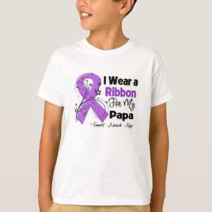 T-shirt Papá - fita do câncer de pâncreas