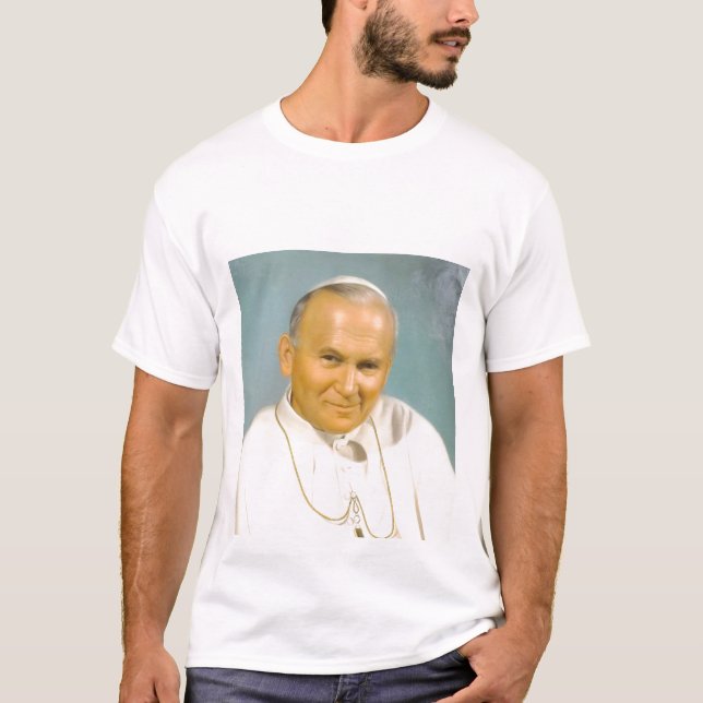T-shirt Papa João Paulo II e (Frente)