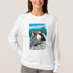 T-shirt Papagaio-do-mar & navio de cruzeiros - Latouche,