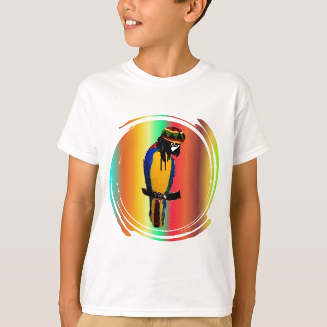 T-SHIRT PAPAGAIO TOCANDO (Frente)