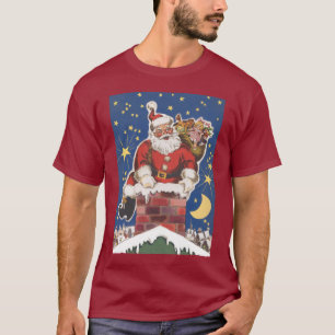 T-shirt Papai Noel Antigo, Era a Noite Antes do Natal