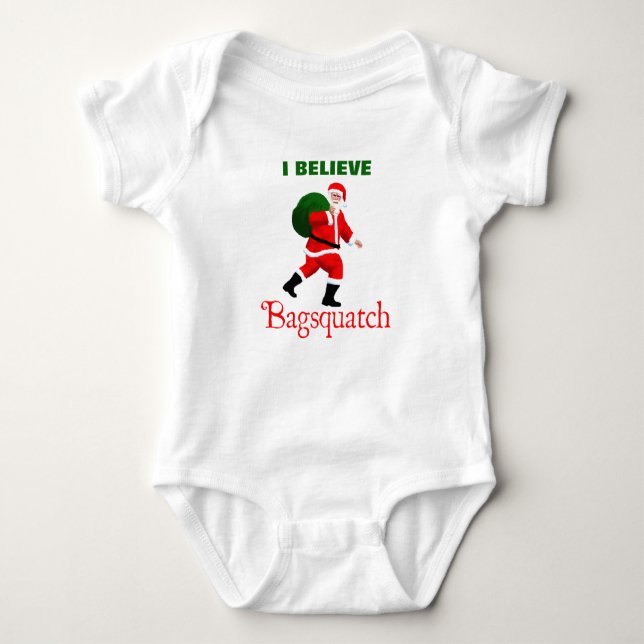 T-shirt Papai Noel - Bagsquatch (Frente)