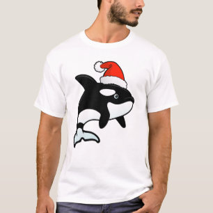T-shirt Papai noel da orca