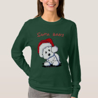 Papai noel de Cachorro Ocidental BABY (Escuro)
