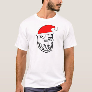 T-shirt Papai noel de LOL - meme do Internet do xmas