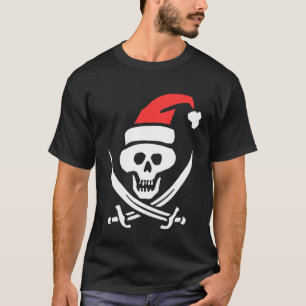 T-shirt Papai noel do pirata
