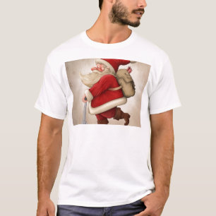T-shirt Papai Noel e o patinete do impulso