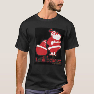 T-shirt Papai noel, eu ainda acredito… nos presentes