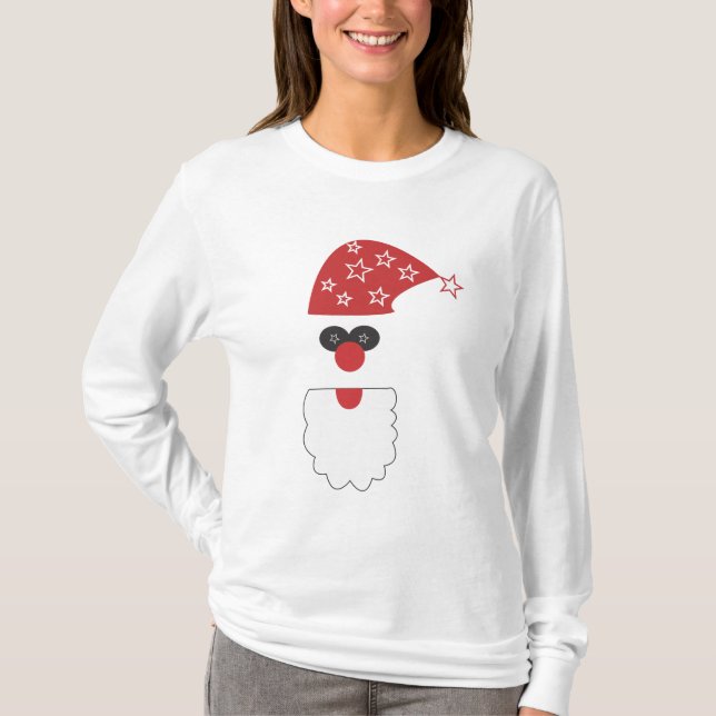 T-shirt Papai noel Funky T (Frente)