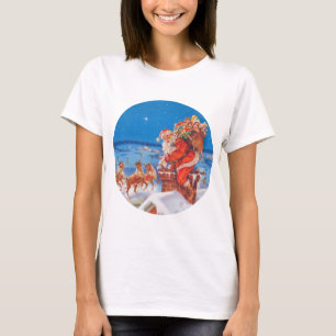 T-shirt Papai Noel na noite antes do Natal
