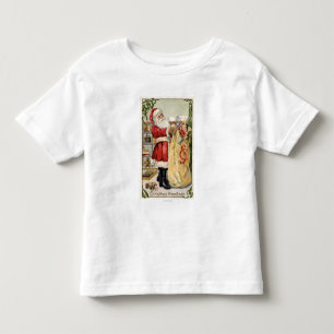 T-shirt Papai noel que guardara um saco de transbordamento