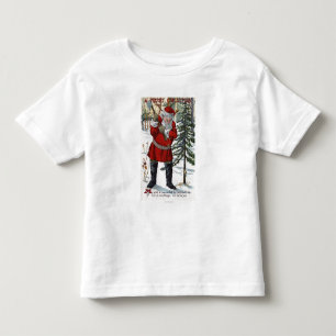 T-shirt Papai noel que reduz a árvore de Natal