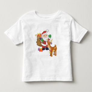 T-shirt Papai noel & rena