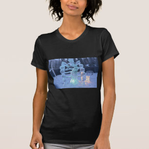 T-shirt Papai Noel Rostos Natal Divertido Férias