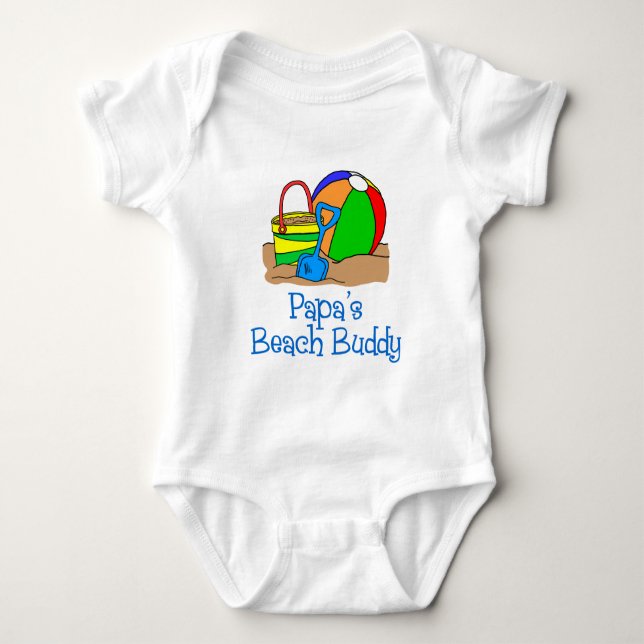 T-shirt Papai's Beach Buddy (Frente)