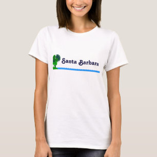 T-shirt Papais noeis Barbara Custom Palm Tree Ocean Shirt