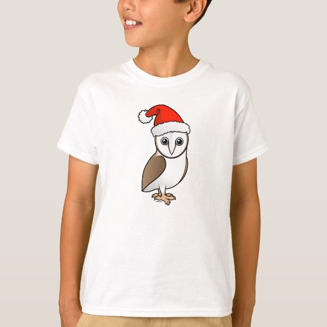 T-shirt Papais noeis de Barn Owl (Frente)