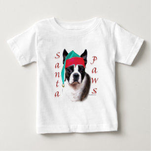 T-shirt Papais noeis de Boston Terrier