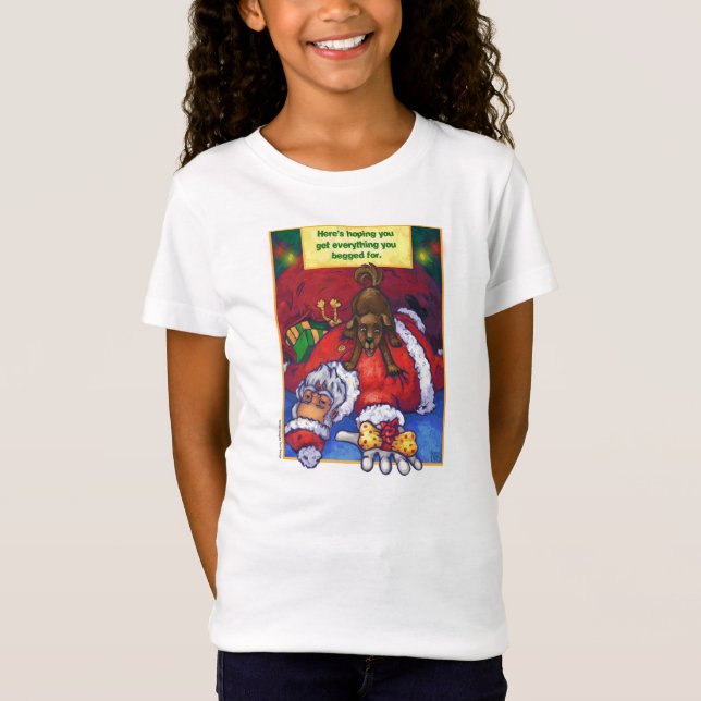 T-shirt Papais noeis de Natal (Frente)