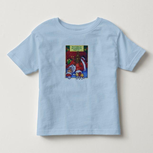 T-shirt Papais noeis de Natal (Frente)