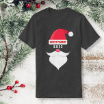 T-shirt Papais noeis de Natal engraçados, chefe favorito,<br><div class="desc">Diga a todos quem é o favorito dos Papais noeis. A camisa apresenta um Chapéu de Papai Noel, bigode, barba e texto que diz "Papais noeis Favoritos" Chefe - ou você pode preencher o vazio. . . . Enfermeira, Tio, Pai, Tia, Mãe, Engenheiro, Cachorro, etc. Personalize o texto com qualquer...</div>