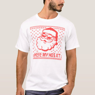 T-shirt Papais noeis de Natal Onde Minha Casa Está