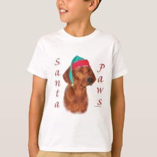 T-shirt Papais noeis do Red bone Coonhound