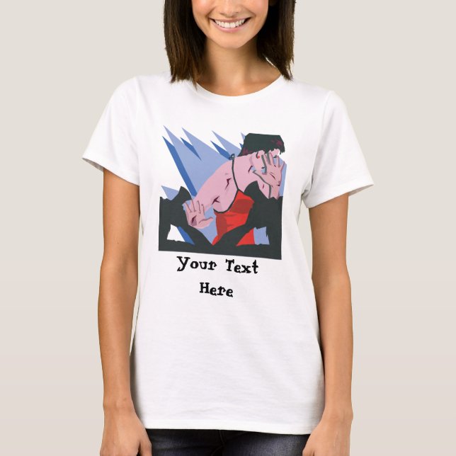 T-shirt paparazzi Princess personalizável (Frente)