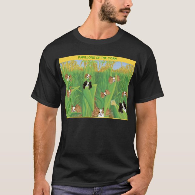T-shirt Papillons do milho (Frente)