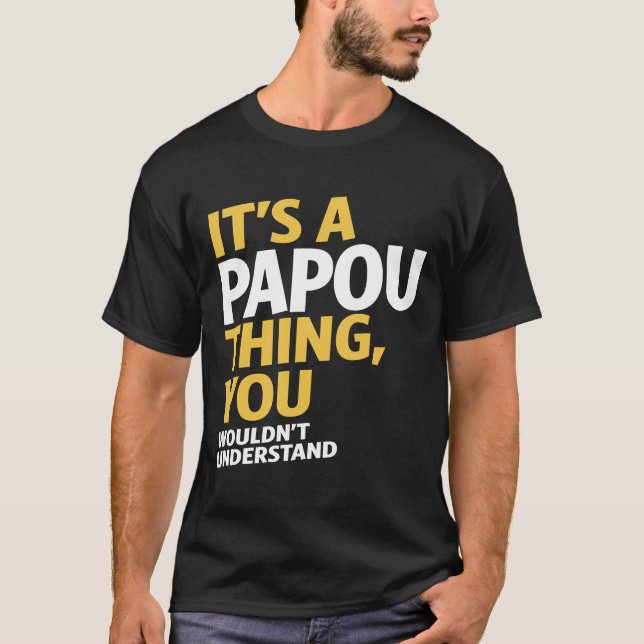 T-shirt Papou Thing (Frente)