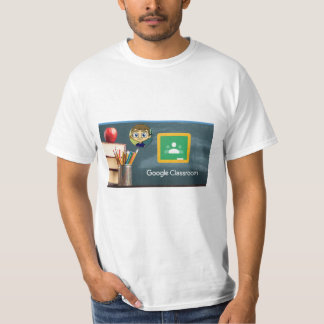 t-shirt para a sala de aula do Google