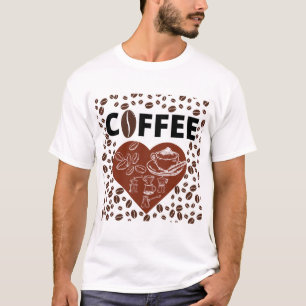 T-Shirt para amantes do café