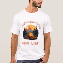 t-shirt para campistas com design moderno