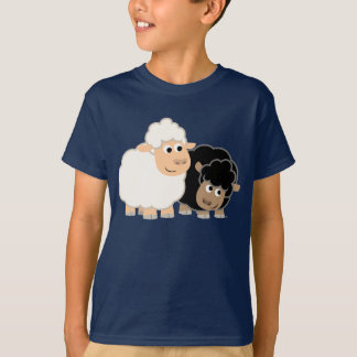 T-Shirt para Crianças de Duas Caricaturas Cutas