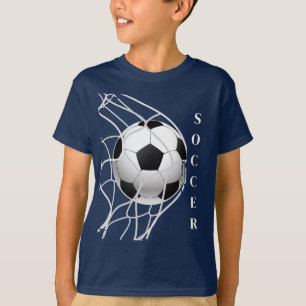 T-shirt para crianças de futebol