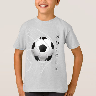 T-shirt para crianças de futebol