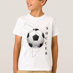 T-shirt para crianças de futebol