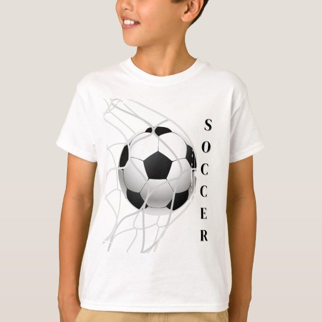 T-shirt para crianças de futebol (Frente)