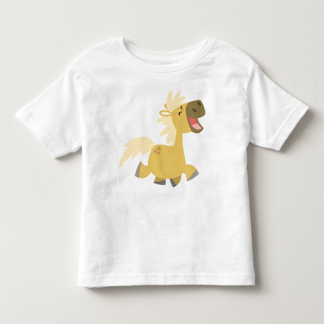T-shirt para crianças do Cartoon Pony (Frente)