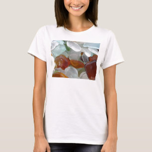 T-shirt para ela, com vidro do mar