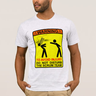T-SHIRT PARA EVITAR FERIMENTO, NÃO PERTURBE A EQUIPE DO
