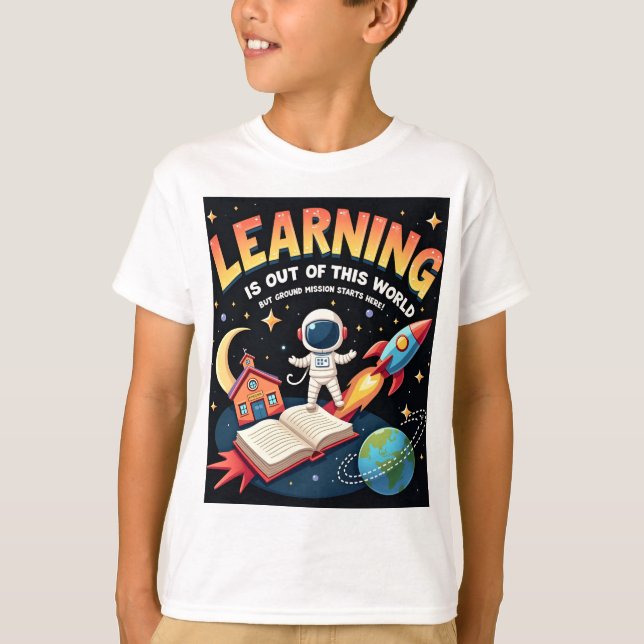 T-Shirt para fins espaciais (Frente)