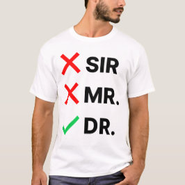 T-shirt para graduação PhD