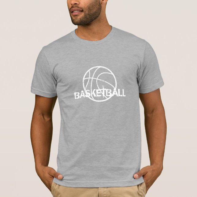 T-Shirt para gráficos de basquete (Frente)