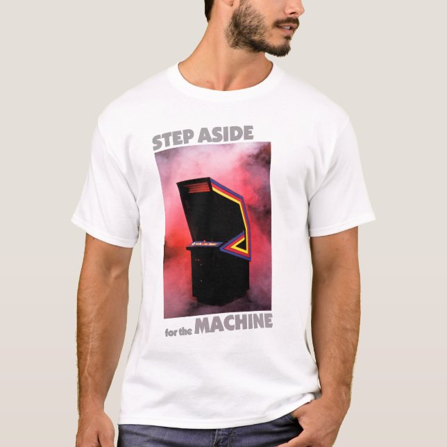 T-shirt para jogos em banda retrô 80s (Frente)