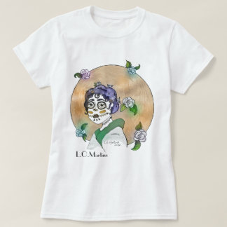 t-shirt para mulheres com impressão de arte