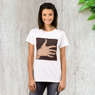 T-Shirt Para Mulheres De Mão