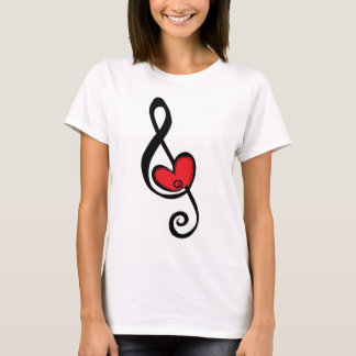 T-shirt Para o amor da música