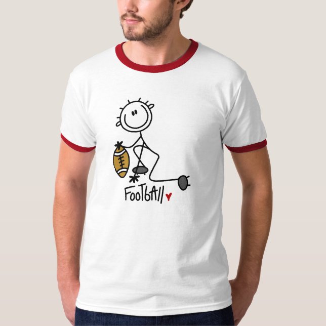 T-shirt Para o amor do futebol (Frente)