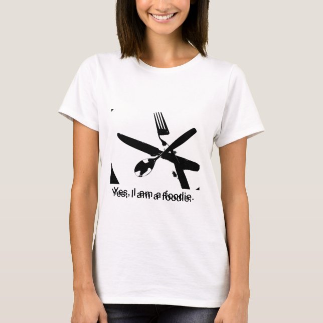 T-shirt Para o Foodies! (Frente)